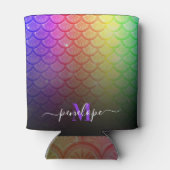 Colorful Mermaid Blikjeskoeler (Achterkant)