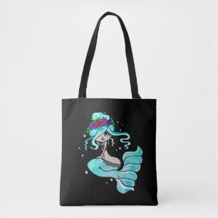 Colorful Mermaid Canvas tas