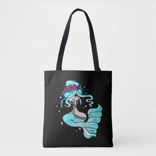 Colorful Mermaid Canvas tas (Voorkant)