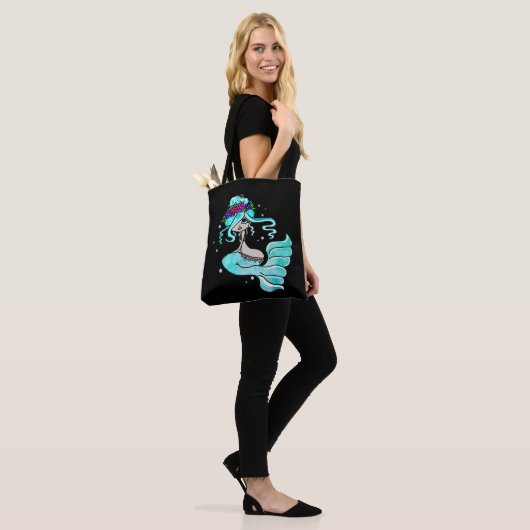 Colorful Mermaid Canvas tas (Op model)