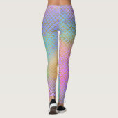 Colorful Mermaid Leggings (Achterkant)