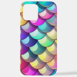 Colorful Mermaid Scales iPhone 12 Pro Max Hoesje
