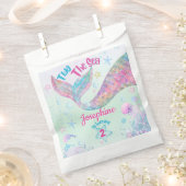Colorful Mermaid second birthday Bedankzakje (Geknipt)
