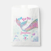 Colorful Mermaid second birthday Bedankzakje (Voorkant)