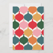 Colorful  merry chritsmas aankondiging (Achterkant)