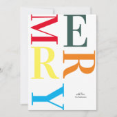 Colorful Merry | Happy Holiday (Voorkant)