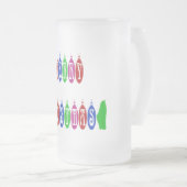 Colorful Merry Ornament Font Matglas Bierpul (Voorkant rechts)