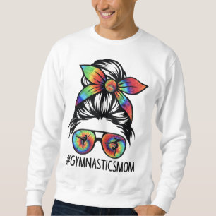 Colorful Messy Bun Gymnastics Mam Gymnast Women (1 Trui