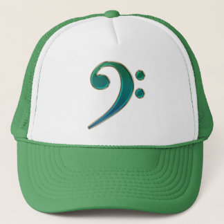 Colorful Metallic Bass Clef Music Pet