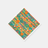 Colorful Mexican Fiesta Party Servet (Hoek)