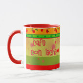 Colorful Mexican Theme Green Red Orange Mug (Gauche)
