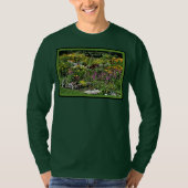 Colorful Mid Summer Gardens T-shirt (Voorkant)