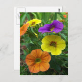 Colorful Million Bells Floral Briefkaart (Voorkant / Achterkant)