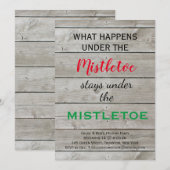 Colorful Mistletoe Holiday Kaart (Voorkant / Achterkant)