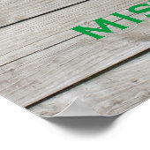 Colorful Mistletoe Holiday Poster (Hoek)