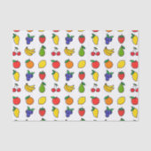 Colorful Mixed Fruit Pattern Tissuepapier (Voorkant)