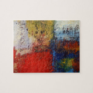 Colorful Modern Abstract Kunstwerk Legpuzzel