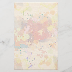 Colorful Modern Abstract Paint Splash Briefpapier