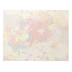 Colorful Modern Abstract Paint Splash Notitieblok