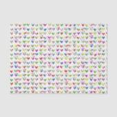 Colorful Modern Art Hearts Tissuepapier (Voorkant)