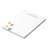 Colorful Modern Floral Personal Stationery Note Notitieblok (Gedraaid)