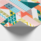 Colorful Modern Geometric Abstract Patroon Cadeaupapier