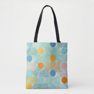 “Colorful Modern Geometric ” Boodschappentas Draagtas