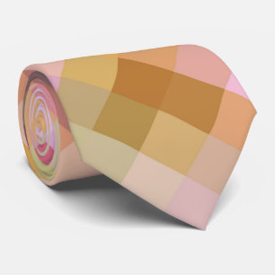 Colorful Modern Geometric Diamond Pattern #12 Stropdas