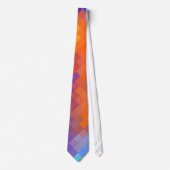 Colorful Modern Geometric Diamond Pattern #17 Stropdas (Voorkant)