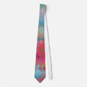 Colorful Modern Geometric Diamond Pattern #2 Stropdas (Voorkant)