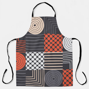 Colorful modern geometrisch naadloos patroon schort