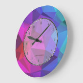 Colorful Modern Mosaic Geometric Pattern Grote Klok (Hoek)