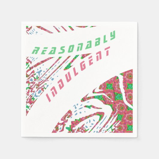 Colorful Modern  Napkin Servetten (Voorkant)