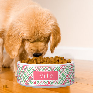 Colorful Modern Preppy Abstract Geometric Pattern Voerbakje