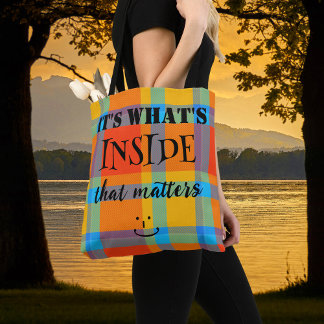 Colorful Modern Pset Pattern Bag Draagtas