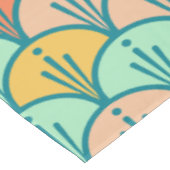 Colorful Modern Trendy Geometric Fish Scale Tafelkleed (Gekanteld)