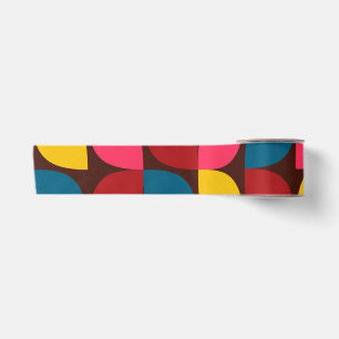 Colorful, modern, trendy, urban flower abstractie lint