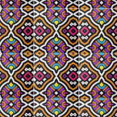 Colorful Modern Tribal Ethnical Pattern Tegeltje