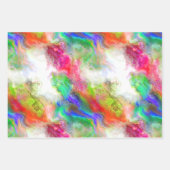 Colorful Moderne Abstracte patronen Inpakpapier Vel (Voorkant 3)