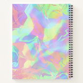 Colorful Moderne Holographique Carnet Abstrait (Dos)
