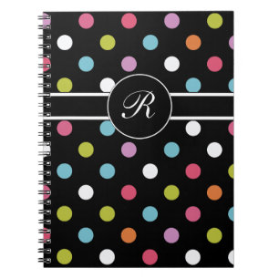 Colorful Monogram Notebook Journal Notitieboek