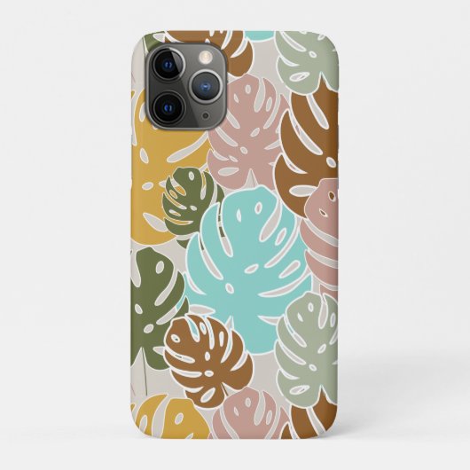Colorful monstera oerwoud Case-Mate iPhone case (Achterkant)