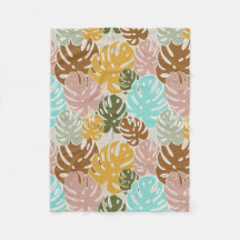 Colorful monstera oerwoud