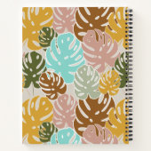 Colorful monstera oerwoud notitieboek (Achterkant)