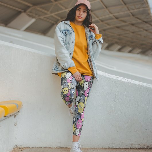 Colorful Monsters Leggings