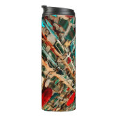 Colorful Mosaic Thermosbeker (Geroteerd rechts)