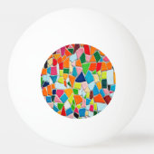 Colorful Mosaic Tiles Pingpongballen (Achterkant)