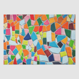 Colorful Mosaic Tiles Tissuepapier
