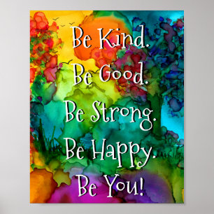 Colorful Motivatie & Inspirations WordPoster Poster