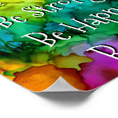 Colorful Motivational & Inspirations Words Poster (Coin)